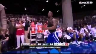 Kevin Hart get ejected from 2012 NBA All-Star Celebrity Game