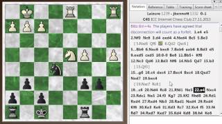 Blitz chess postmortem #163: Scotch game