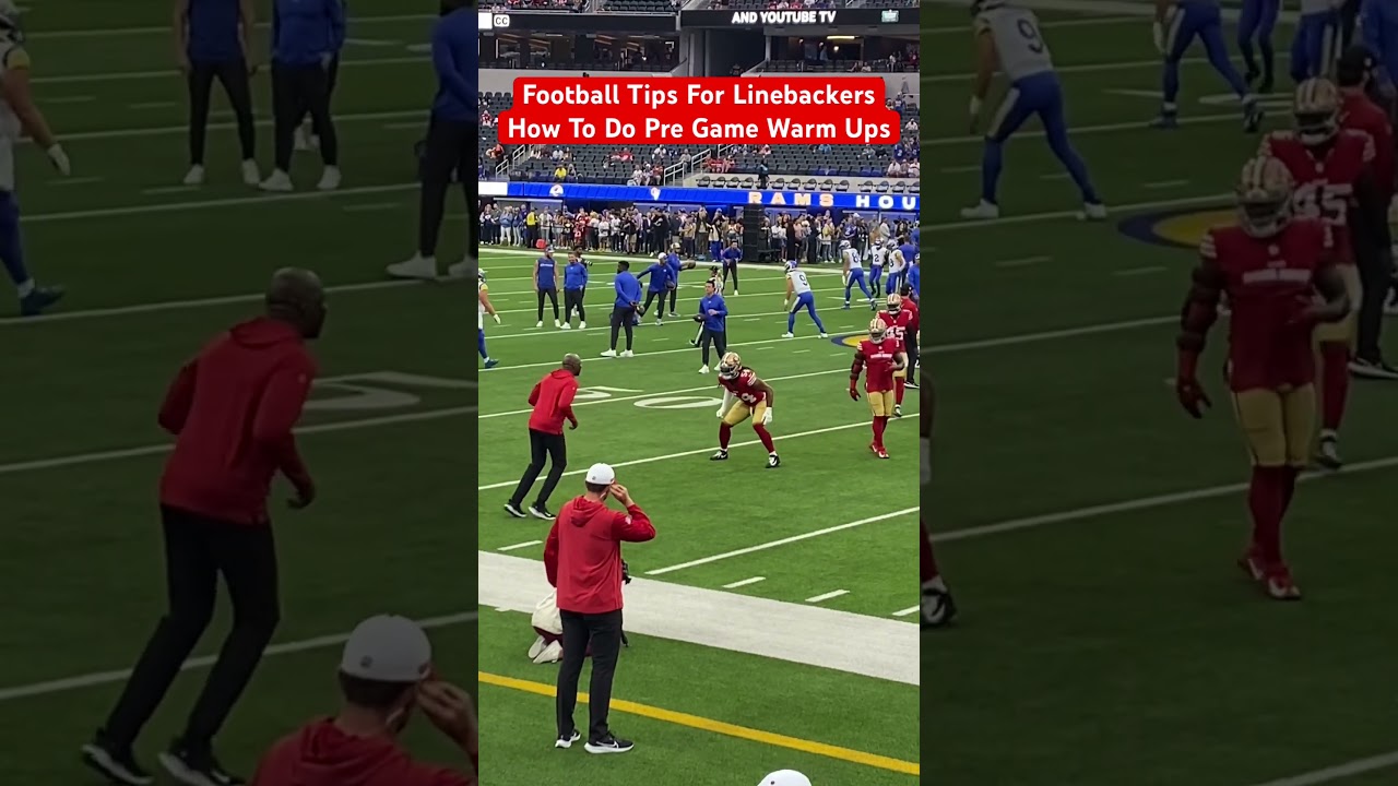 NFL Linebackers Pre Game Warm ups 