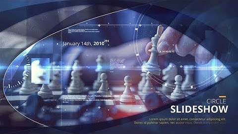 Parallax Circle Slideshow AFTER Effects Template Videohive 30290244