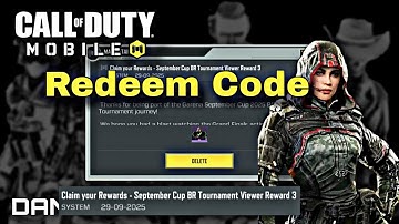 NEW CODM REDEEM CODES | CODM REDEEM CODE 2025