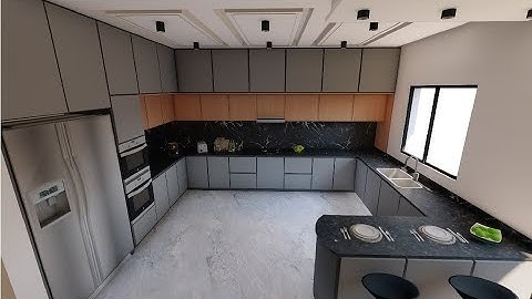 Lumion 10 Cinematic animation interior kitchen design