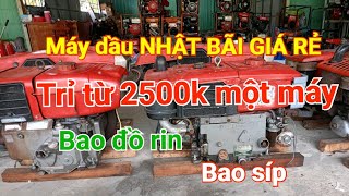 24-5 máy dầu NHẬT BÃI GIÁ RẺ. trỉ từ 2500k một máy ☎️ 0944464963 nổ ngon lành. bao Rin. bao síp