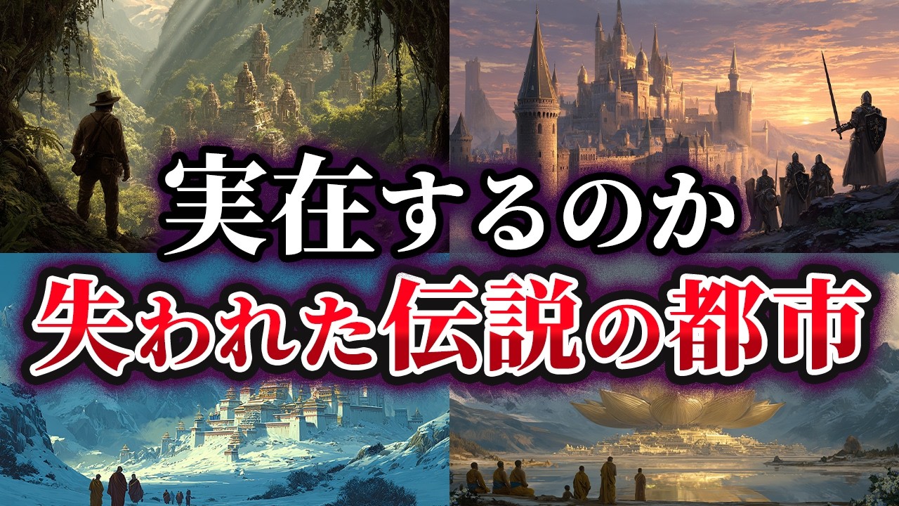 【ゆっくり解説】実在するのか!?失われた伝説の都市5選