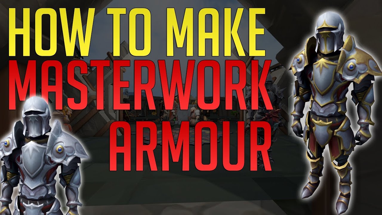 can you make money making masterwork armor