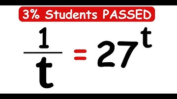 GERMANY OLYMPIADS || How to Solve for t? || t = ? #maths