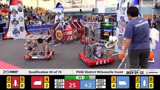 2019 FRC Wilsonville Event PNW District Qualifications 60
