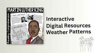Martin Luther King Jr. Biography Reading Comprehension One Quadrant Coordinate Graph Activity