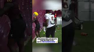 The rep was so good the DB hit him with the handshake 🤝 #cfb