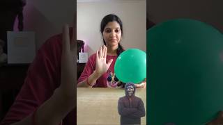 Science Experiment With Balloon || Easy Science Experiment|| #EXPERIMEMT-d8k #shorts