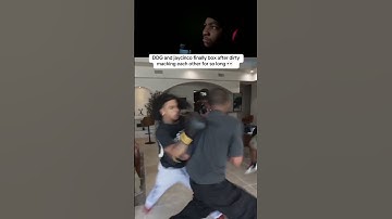 reaction to Jay Cinco and DDG putting on boxing gloves 👀  #new #reaction #ddg #jaycinco