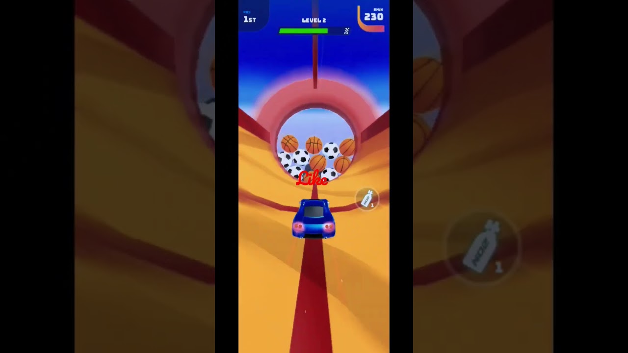 racing master 3D Android gameplay Level 2 winner 