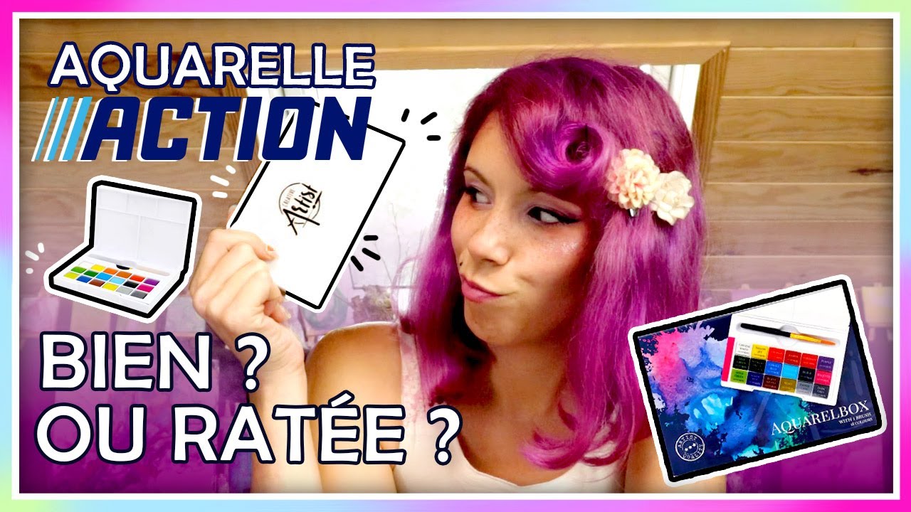 HAUL ACTION -🌟 I Test de la palette aquarelle 🎨 I SWATCH et ILLUSTRATION AQUARELLE