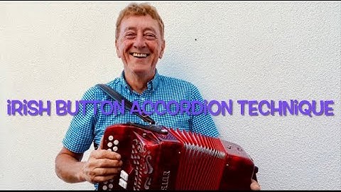 LEARN IRISH Button ACCORDION Technique - Triplets on a sequence of notes in slow motion