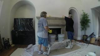 Mesquite Tile time lapse fireplace 8-9-16