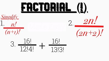 How to simplify a factorial expression