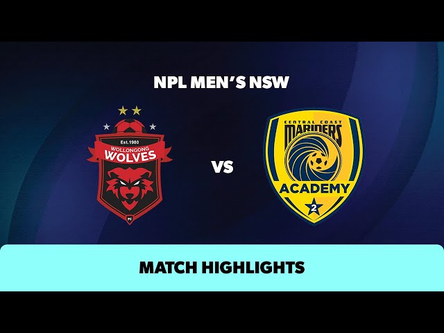 NPL Men's NSW Round 13 Highlights –Wollongong Wolves v Central Coast Mariners