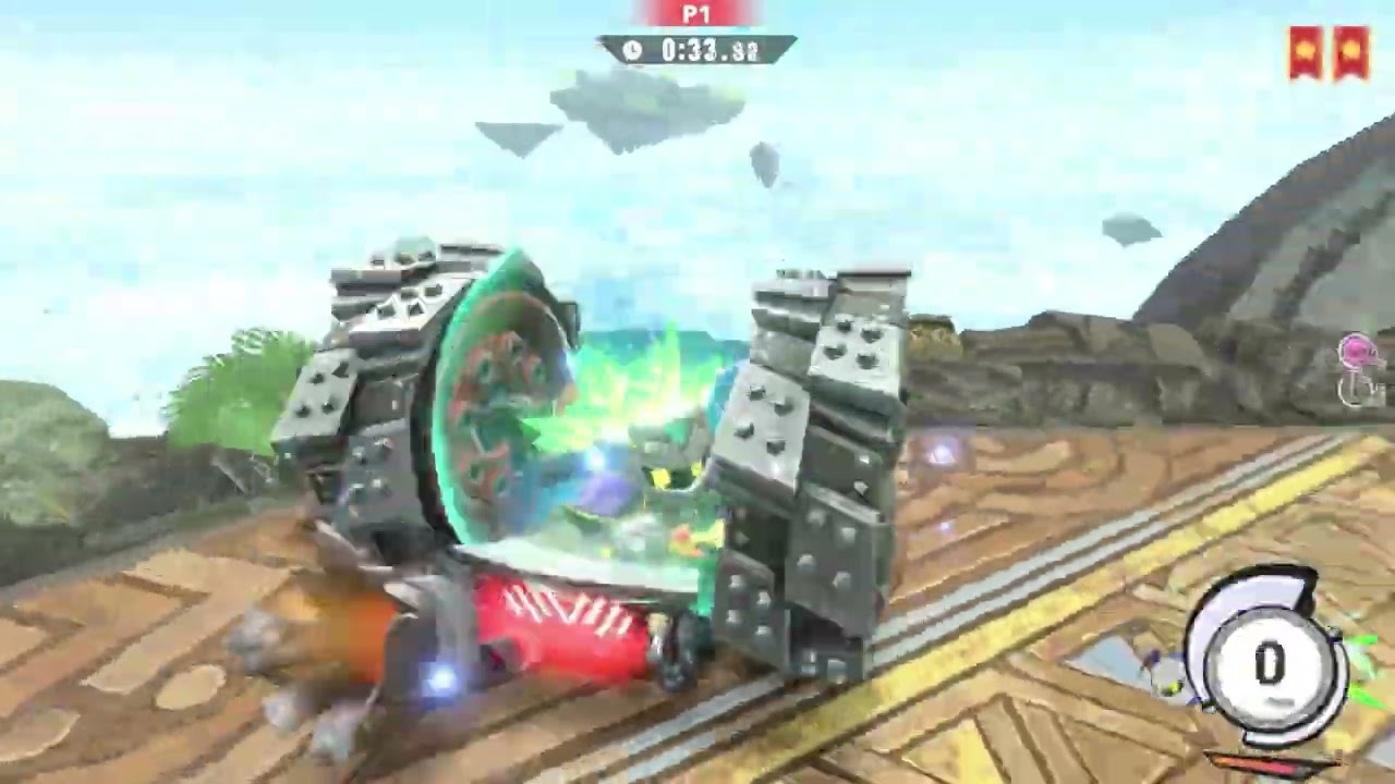 Kirby Air Riders - 7 minutes of City Trial with Meta Knight All Color Palettes