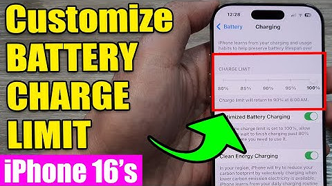 🔋iPhone 16/16 Pro Max: How to Customize The BATTERY CHARGE LIMIT