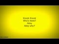 Knock-Knock Jokes (4 Kids) - YouTube