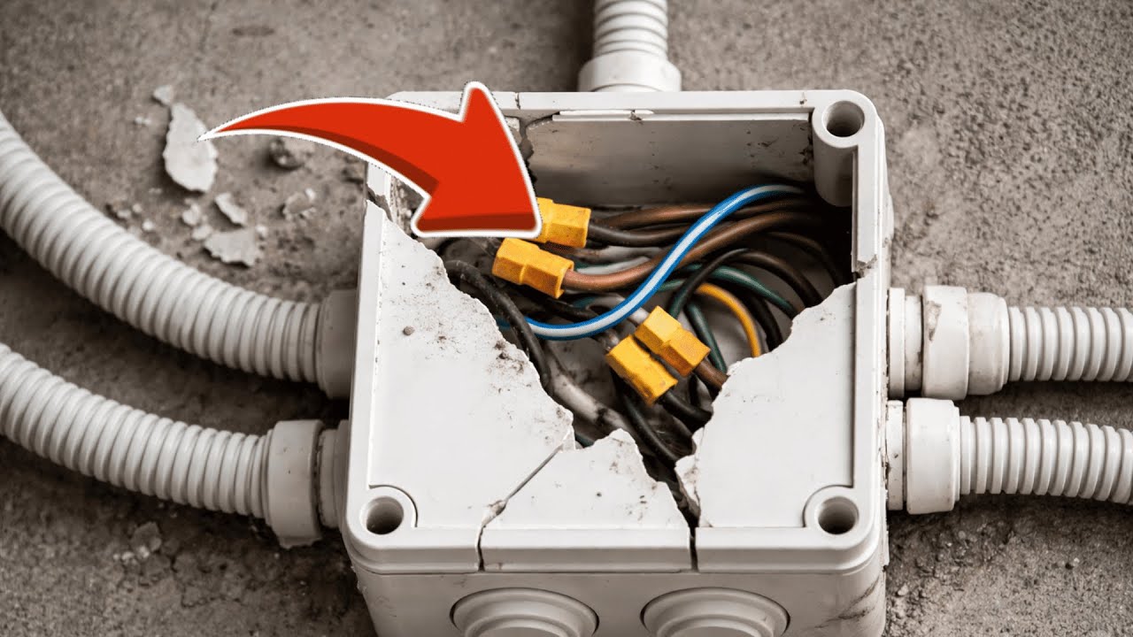 A 60 Year Electrical Veteran Shocks Everyone – A Cracked Junction Box Repaired Like New!