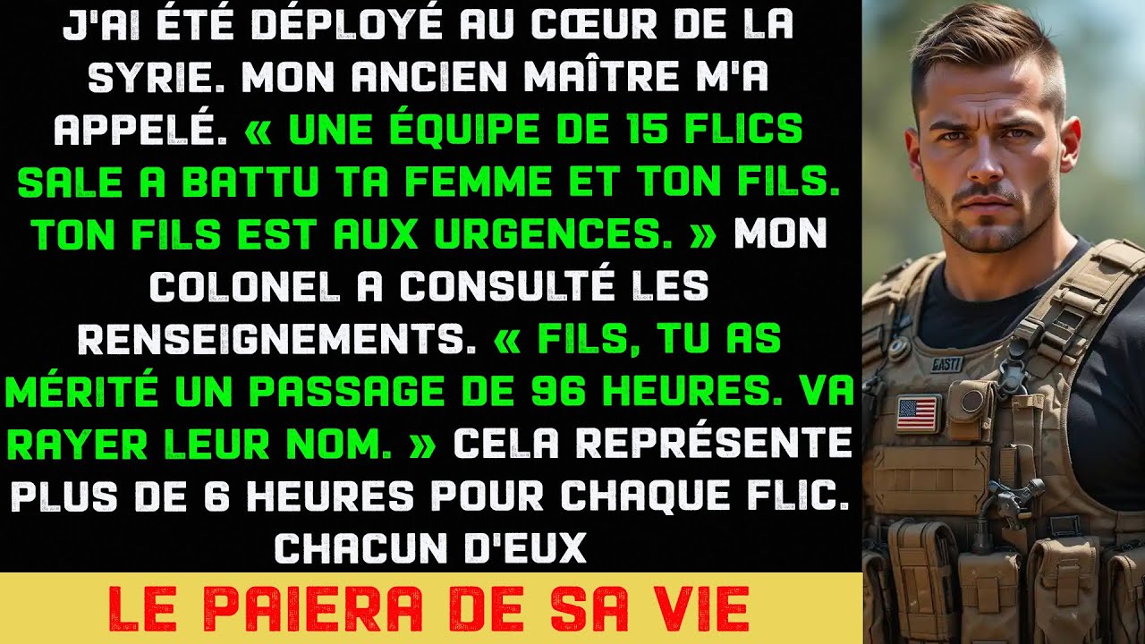 15 flics corrompus ont battu ma femme et mon fils. Mon chef m’a donné 96 heures de permission…