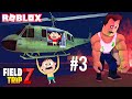 HELICOPTER ENDING - Field Trip Z In ROBLOX | Khaleel and Motu Gameplay
