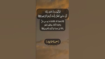 سورة الأنبياء الآية ٨٣ الى ٨٦ بصوت الشيخ محمد صديق المنشاوي