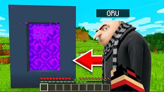 Minecraft PE : How To Make A Portal To GRU Dimension (REAL!!)