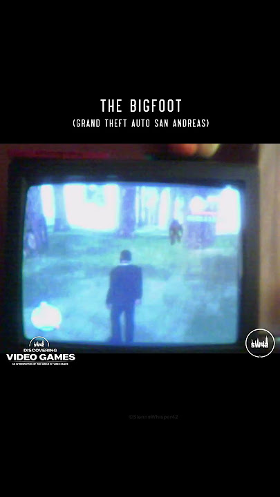 The Bigfoot: reality or legend? - GTA San Andreas (Discovering Videogames) #bigfoot #rdr2 #gta #gta5