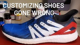 Epic Custom Shoe Fail! 🤦‍♂️ Watch as I Totally Ruin My Sneaker Project!