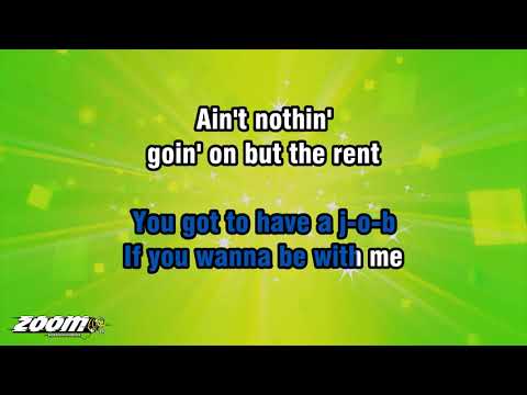 Gwen Guthrie - Ain't Nothin' Goin' On But The Rent - Karaoke Version from Zoom Karaoke