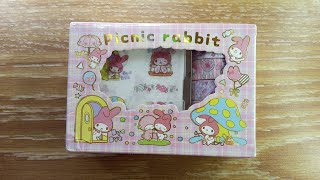 Unboxing with me journaling and scrapbooking asmr
