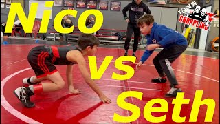 Seth VS Nico! Folkstyle WRESTLING