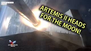 Artemis II Launch on board cameras, such an awesome look! What if feels like to ride a Moon Rocket!