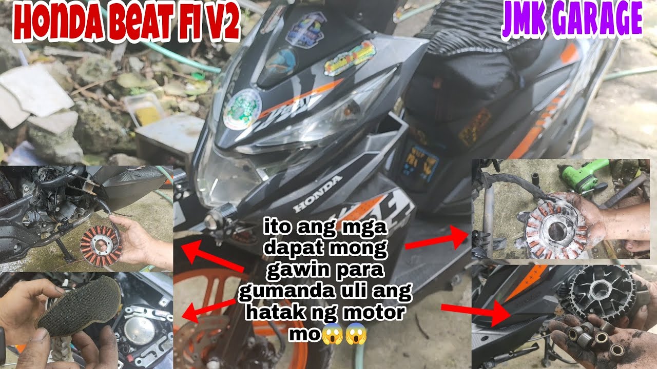 honda beat fi general check up linis at tune up.magandang gawin mo din ito sa motor mo👌👌😱☺️
