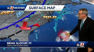 WATCH: Muggy Wednesday storm chance, 2 tropical storms