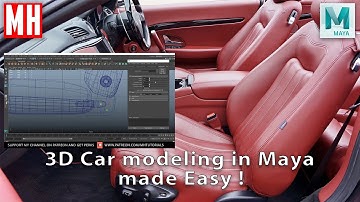 3D Car Modeling in Maya 2020 made Easy ! Part #7