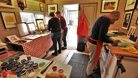 Screen Printing workshop with Daniel Haskett