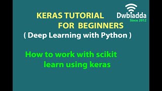 How to work with scikit learn using keras | Keras tutorial videos screenshot 4