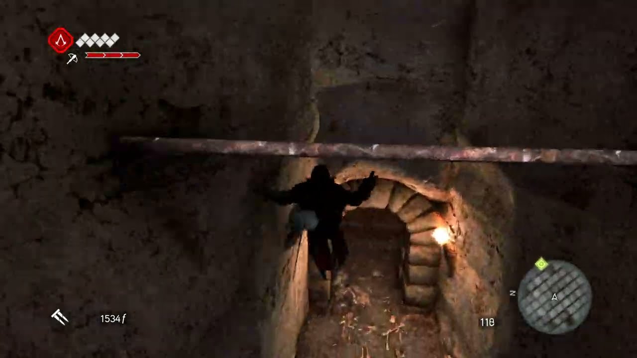 Assassin's Creed  Brotherhood Lair of Romulus Wolves among the dead 100% Full synchronization