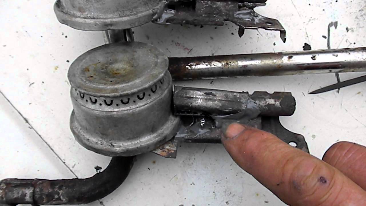 Range burner repairs in Humboldt, rusted out burner fix YouTube