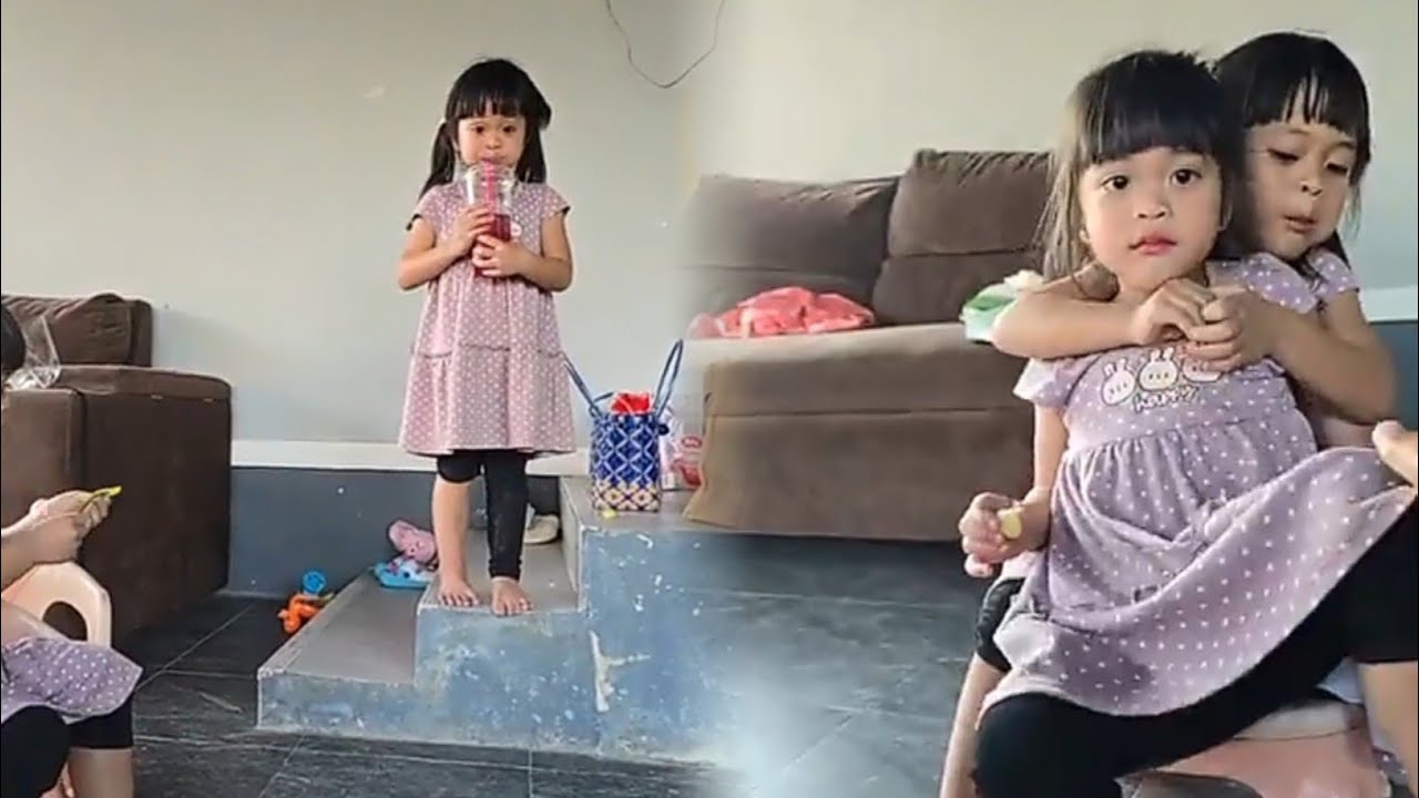 กลับมาถึงบ้านห้วยเตยแล้วนะทุกคน #น้องพลอยน้องเพชร 