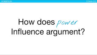 8 ways power influences argument | COMMUNICATION STUDIES