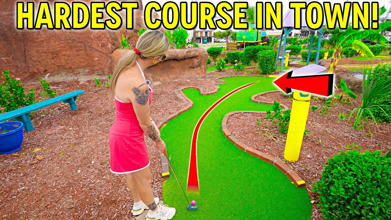 Elisha Got a Hole in One at a PROFESSIONAL Course!