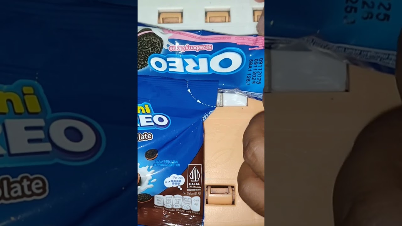 harga sama 2000 tapi ini perbedaan antara Oreo ukuran mini dan Oreo ukuran biasa 