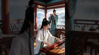 Calm Your Mind: Serene Guzheng &amp; Flute Zen Music by the Misty Lake Pavilion 🙂 #relaxingmusic