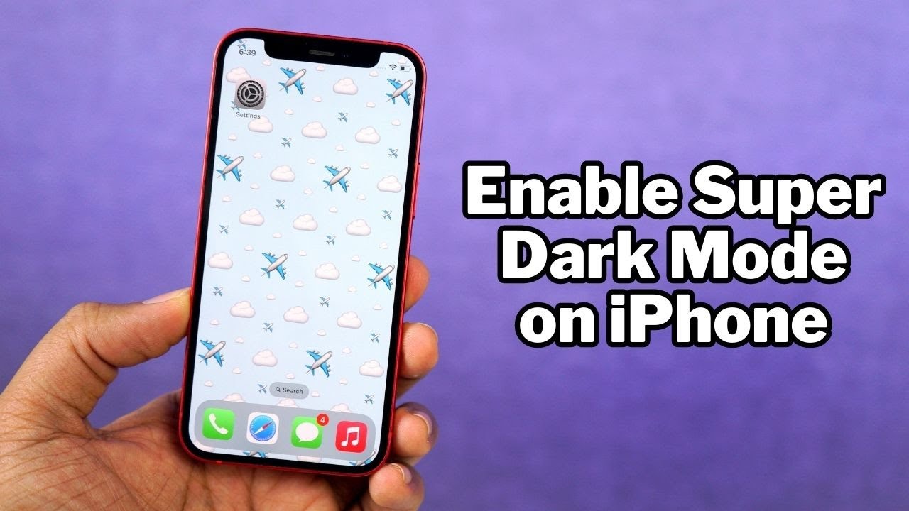 How to Enable Super Dark Mode on iPhone (iPhone 13)