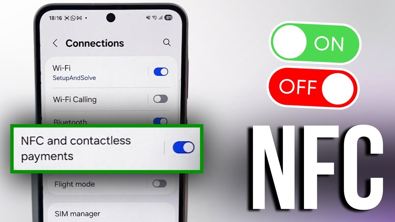 Samsung Galaxy A56 - Easy Guide to Enable/Disable NFC and Wireless Payments