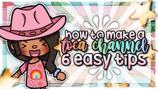 HOW TO MAKE A TOCA CHANNEL! 💞😝🦩 *AESTHETIC* || 🔊 VOICE || Toca Boca screenshot 1